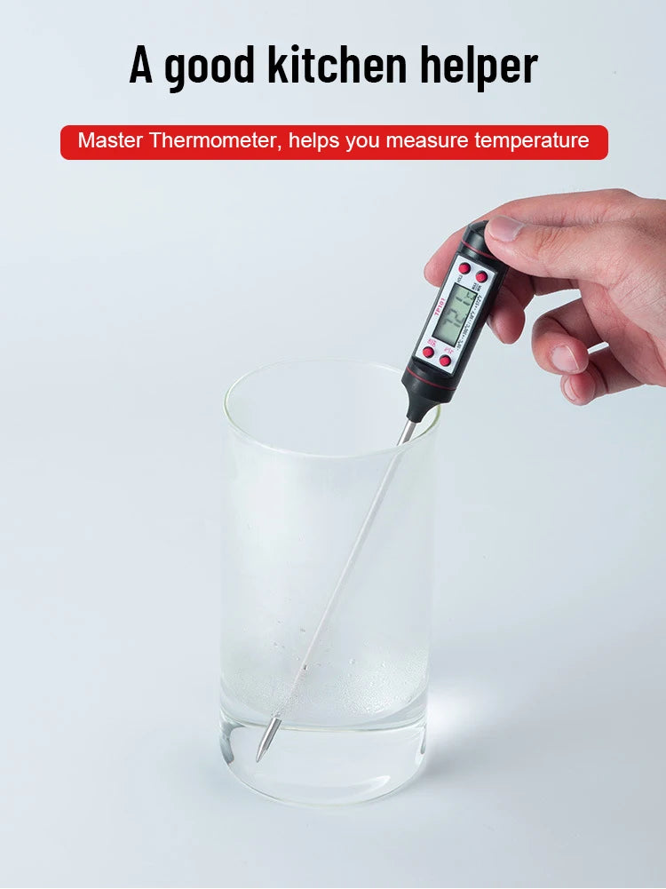 Food Baking Digital Kitchen Thermometer Electronic Probe Type Liquid Barbecue BBQ Temperature Measuring Pen