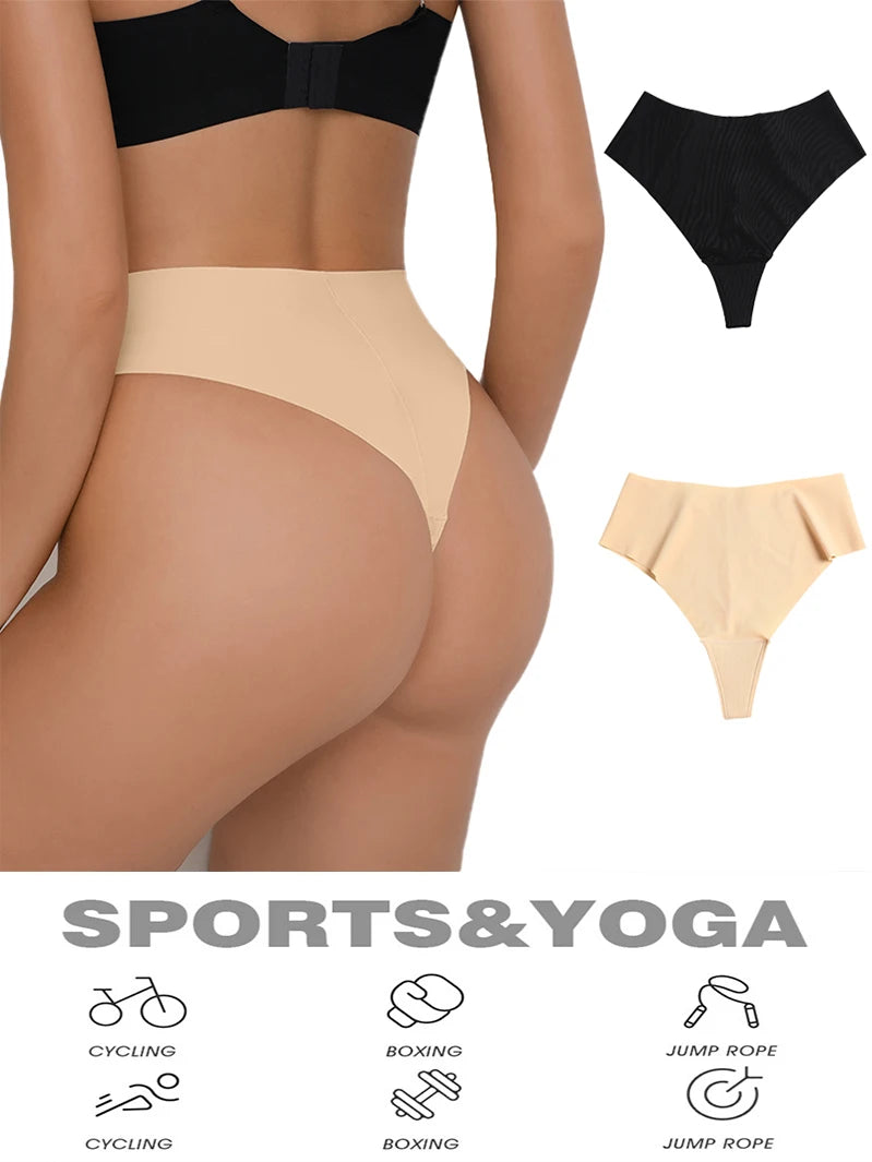 Women Gym Briefs Breathable Women Yoga Undies Traceless Underpants Elastic Lady Fitness Knicker Seamless Nylon Women Underwear