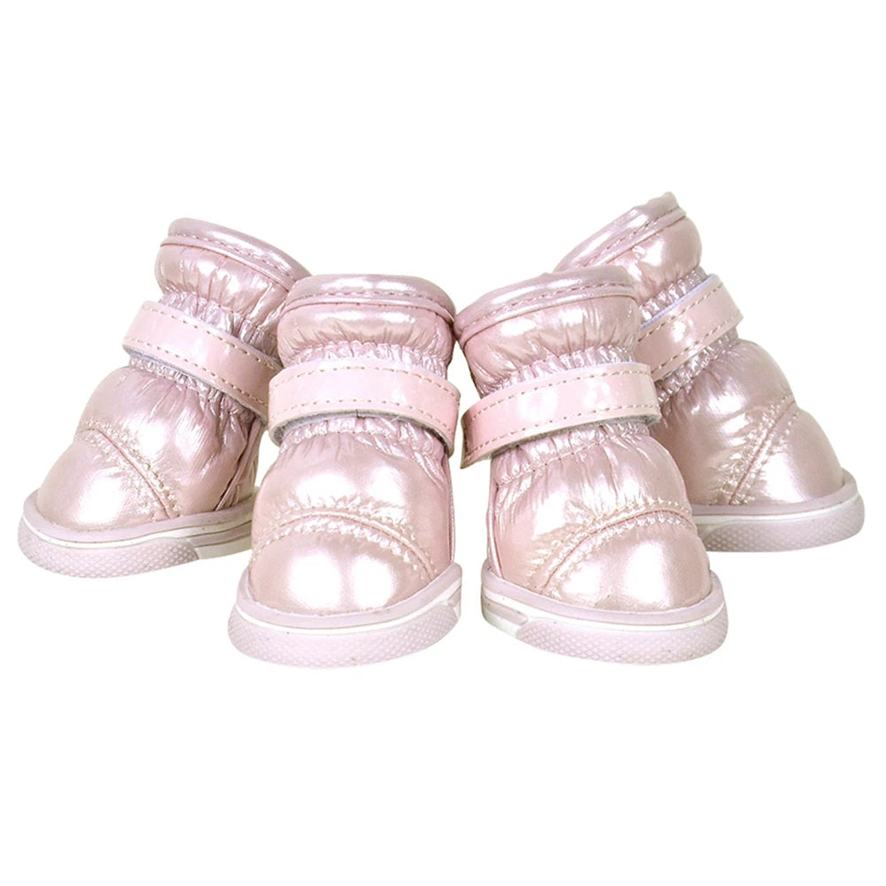 4Pcs Dirt-resistant Soft Outdoor Dog Boots for Small Medium Dog Dog Shoes Paw Protector Wear-resistant