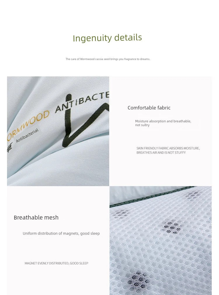 Send Pillowcase Argy Wormwood Ketsumeishi Pillow Case and Pillow Core Set For Home a Pair of Cervical Support for Sleeping Adults