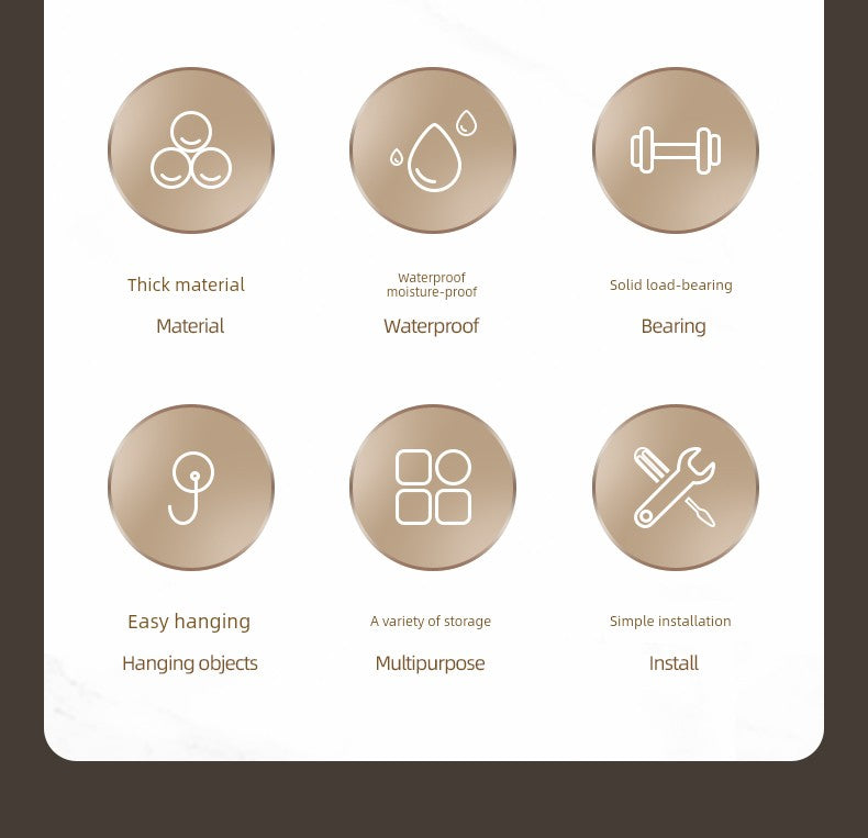 Corner Punch-Free Washstand Wall Wall-Mounted Suction Cup