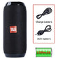 TG117 Portable Bluetooth Speaker Outdoor Wireless Woofer Free Call /FM/TF Card/USB Flash Drive Connect Mobile Phone/Tablet/TV