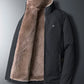 2024 Men Outdoor Winter Windproof Warm Thick Fleece Jacket Men Fashion Casual Coat Men Autumn Brand Outwear Classic Jacket Men