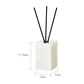 White Onyx Natural Marble Bathroom Accessories Luxury Soap Dispenser Cotton Swabs Container Reed diffuser Tray Bathroom Set
