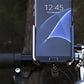 Motorcycle Bicycle Phone Holder GPS Bracket Cellphone Stand Mirror Handlebar Mount Compatible For Smartphone Between 3.0 to 6.5"