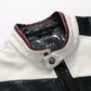 Men's PU leather coat thickened biker jacket