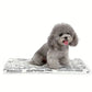 Pet Sleeping Mat Washable Plush Bed Mats for Cats  Blanket Pad Fleece Home Washable Warm Bear Pattern Blanket Pet Supplies