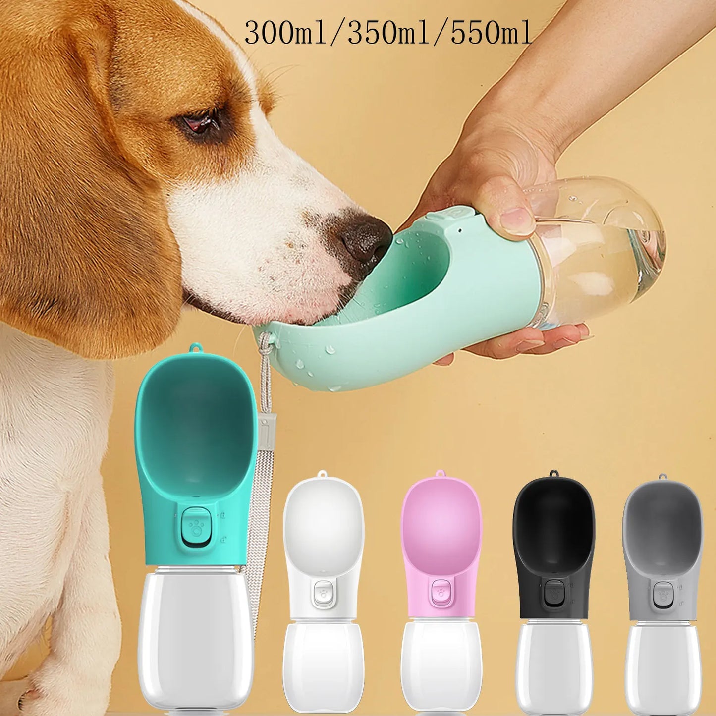 Portable Dog Water Bottle for Small Medium Dogs Cats Outdoor Leakproof Travel Walking Chihuahua Drinking Bottle Pug Pet Supplies