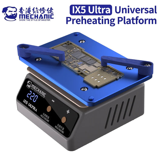 MECHANIC IX5 Ultra Universal Preheating Layering Platform for Motherboard Layering Tin Planting Glue Removal Heating Table Tool