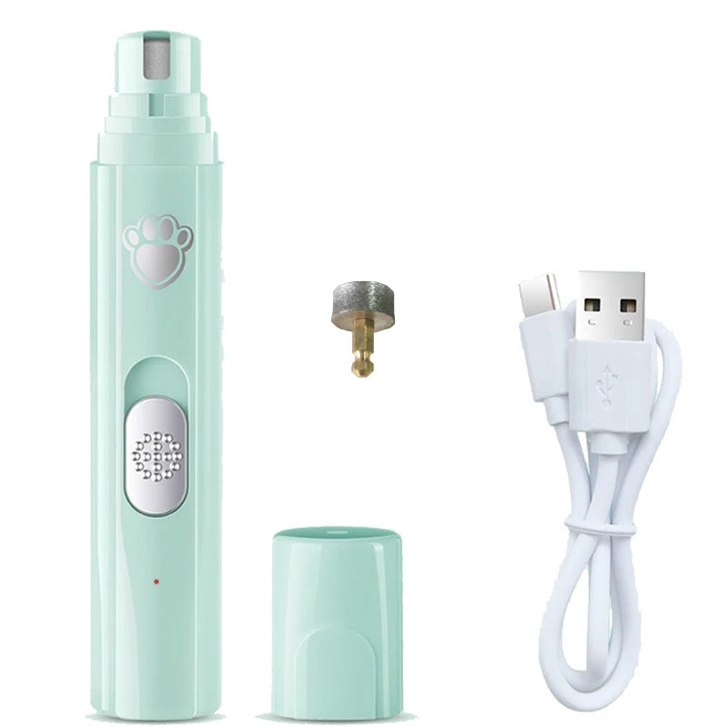 Electric Dog Cat Nail Grinder Rechargeable Pet Nail Trimmer Small Medium Large Dogs Cats Painless Paws Grooming Smoothing