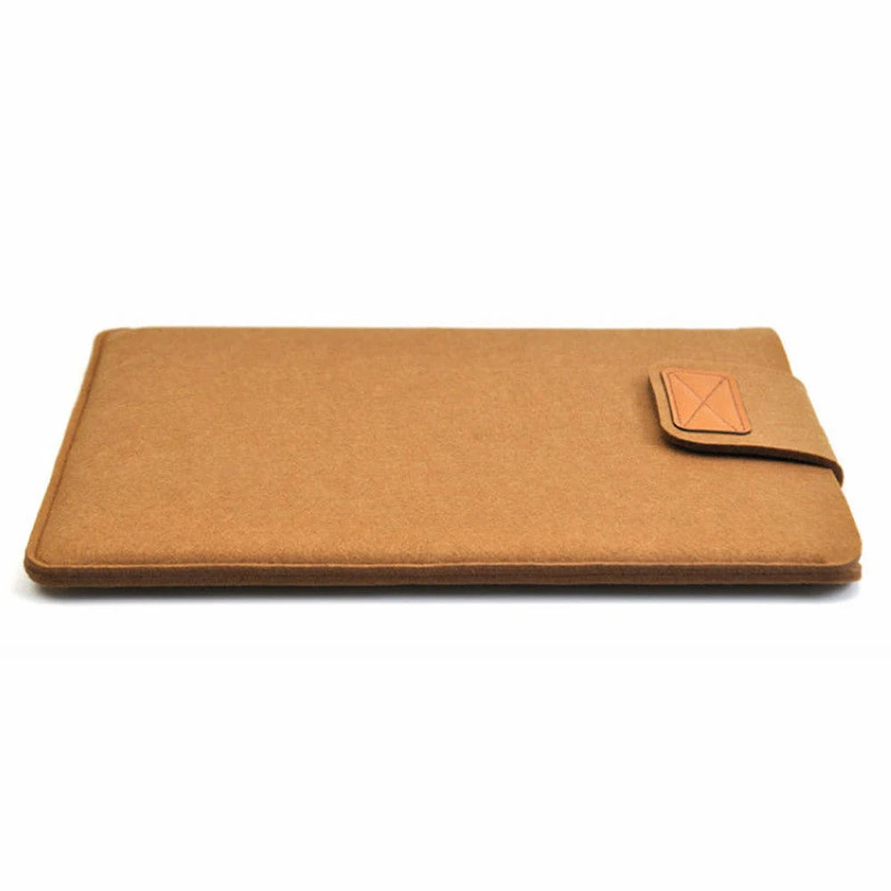 Felt Sleeve Slim Tablet Case Cover Bag for MacBooks Air Pro 11 13 15 Inch Solid Color Tablet Storage Bag