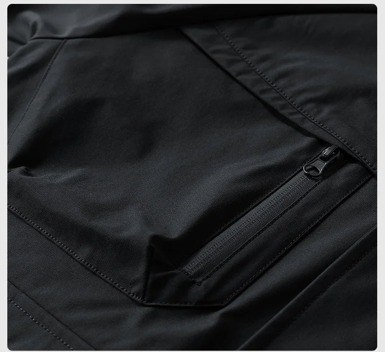 Outdoor Hooded Coat Sports Windbreaker Men Tactical Jacket Waterproof Hooded Coat Sports Military Field Climbing Thin Outwear