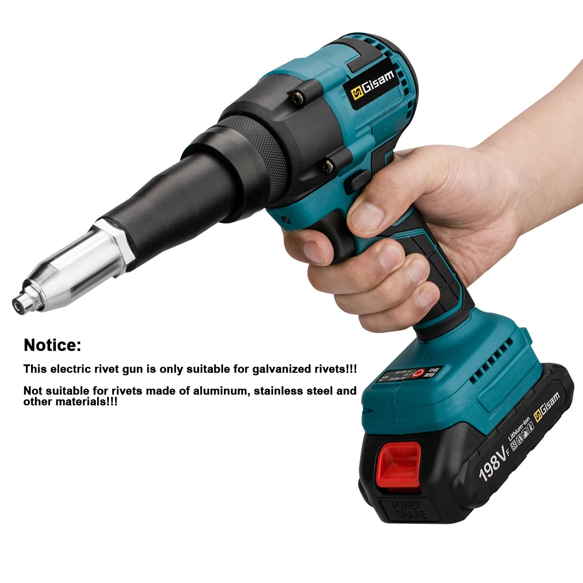 20000N Brushless Electric Rivet Gun 2.4~4.8mm Cordless Rivet Nut Gun Drill Insert Automatic Riveting Tool For Makita 18V Battery