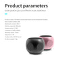 Mini Portable Metal Speaker Metallic Wireless Bluetooth Speaker TWS Stereo Indoor/Outdoor Portable Subwoofer Compact Speaker