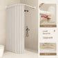 Waterproof Partition Foldable Curved Rod Dry Wet Separation Shower Curtain