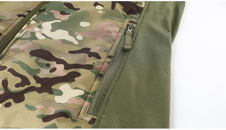 Tactical Jacket Men Outdoor Jacket Army Combat Jackets Mens Hooded Bomber Coats YAF Winter Jacket Hiking Hunting Jacket