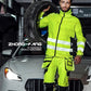 workwear mens jacket working cargo pants men High Visibility work suit with Reflective tapes