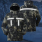 Fleece Hooded Tactical Jacket Mens Winter Camouflage Cotton Padded Thick Parkas Outdoor Waterproof Coat Casual Windproof Jacket