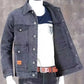 Denim Jackets Man Cargo Jeans Coat for Men Japanese Gray Overcoat Winter 2024 Lxury High Quality Cheap Price Stylish on Board G