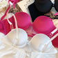 Europe Women Underwear Set Sexy Lace Hollow Breathable Widen Buckle Lingerie Underwire Push Up Bra and Panties Rose Intimates