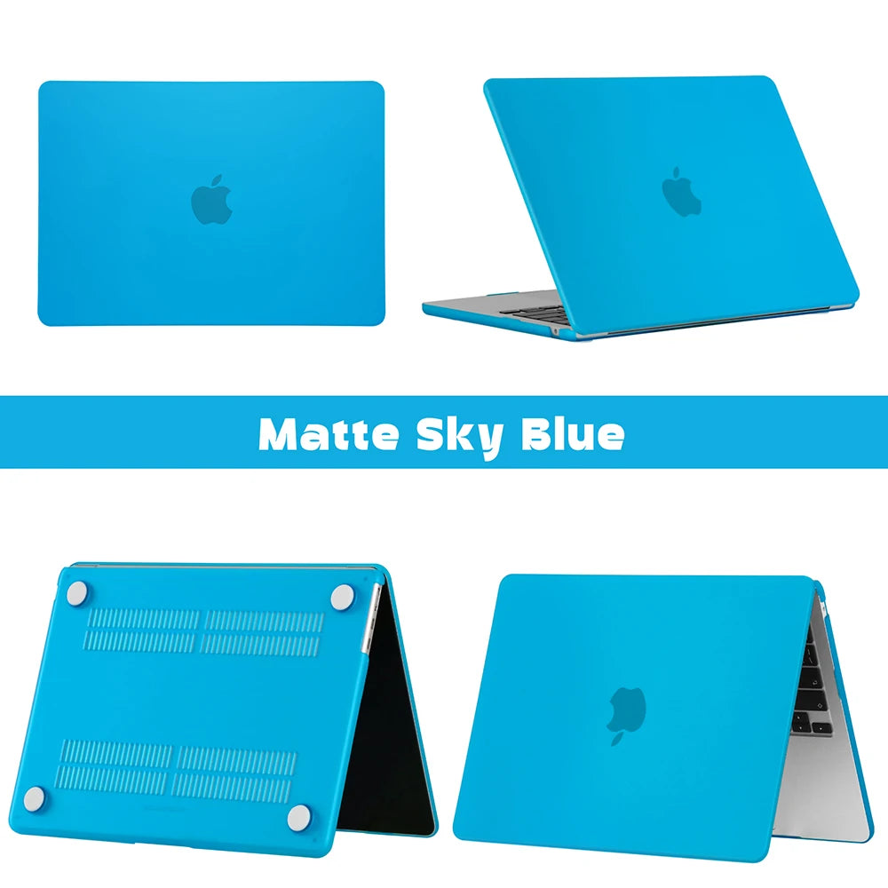 For Macbook Air 13 Case for Laptop accessories Macbook Air M1 M2 2023 Air 15 Funda Macbook Pro 14 case M3 2023 Pro 16 Cover