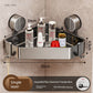 Wall-Mounted Wash Basin Toilet Triangle Basket Shelf Suction Cup