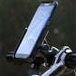 Motorcycle Bicycle Phone Holder GPS Bracket Cellphone Stand Mirror Handlebar Mount Compatible For Smartphone Between 3.0 to 6.5"