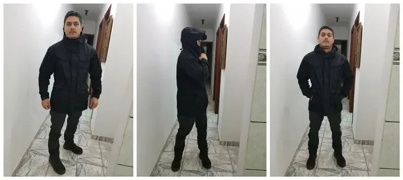 M65 UK  Men Autumn Flight Pilot Coat  Clothes Casual Tactical Hoodie Hunting Field Jacket Windbreaker Waterproof Jackets