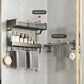 Bathroom Integrated Storage Rack Towel Rack Wall-Mounted Punch-Free Wall Bathroom Toilet Storage Washstand