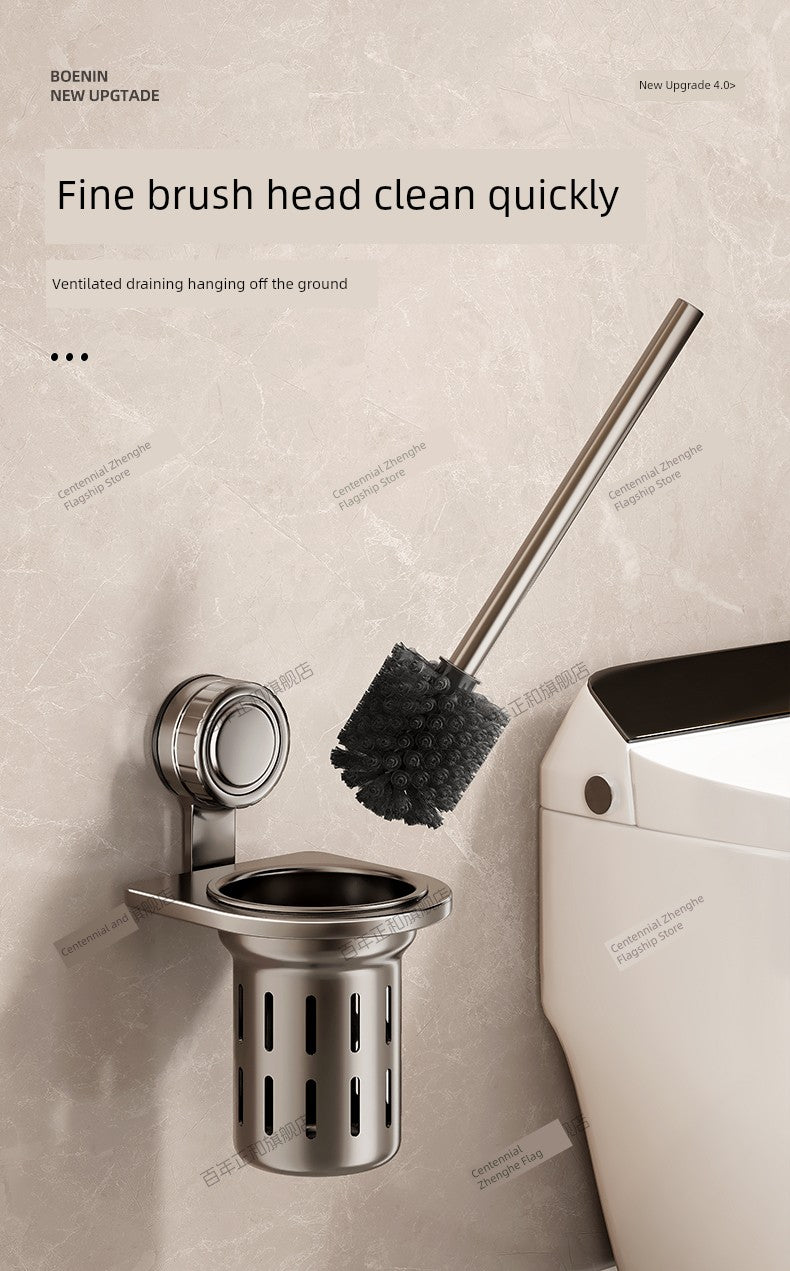 Suction Cup Towel Rack Bathroom Punch-Free Hanging Rod Bathroom Storage Rack Integrated Shower Room Toilet Storage Bath Towel Rack