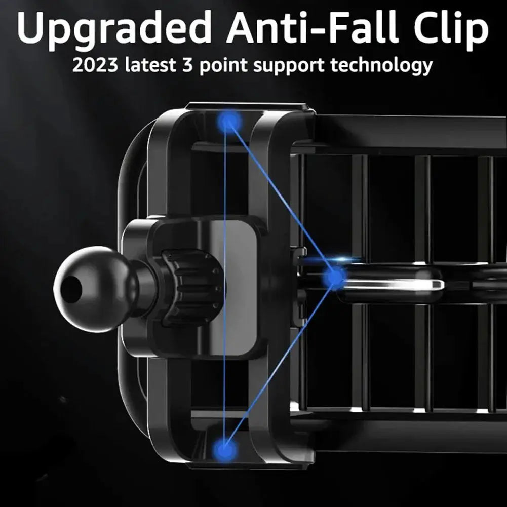 Universal Car Air Vent Clip Cellphone Holder Stand 17mm Ball Head Base Car Air Outlet Hook Clamp Accessories Auto GPS Brackets