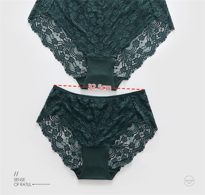 Underwear women cotton ropa interior femenina oversized lingerie lace soft calzones para mujer elegant seamless sexy panties new