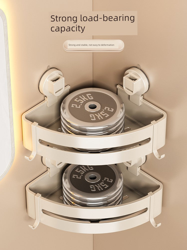 Corner Punch-Free Washstand Wall Wall-Mounted Suction Cup