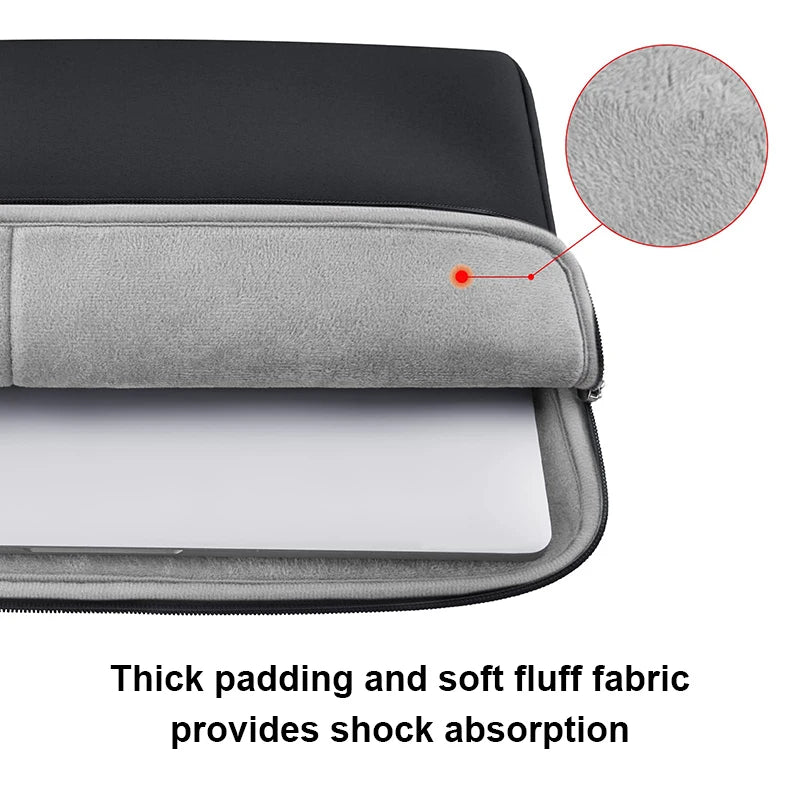 Laptop Sleeve Bag 13 14 15.6 Inch PC Cover For MacBook Air Pro Retina Xiaomi HP Dell Acer Notebook Computer Case
