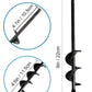 Garden Auger Spiral Drill Bit With 3/8" Hex Drive Drill Planting Hole Digger Tool Loose Soil Drill Bit Accessories