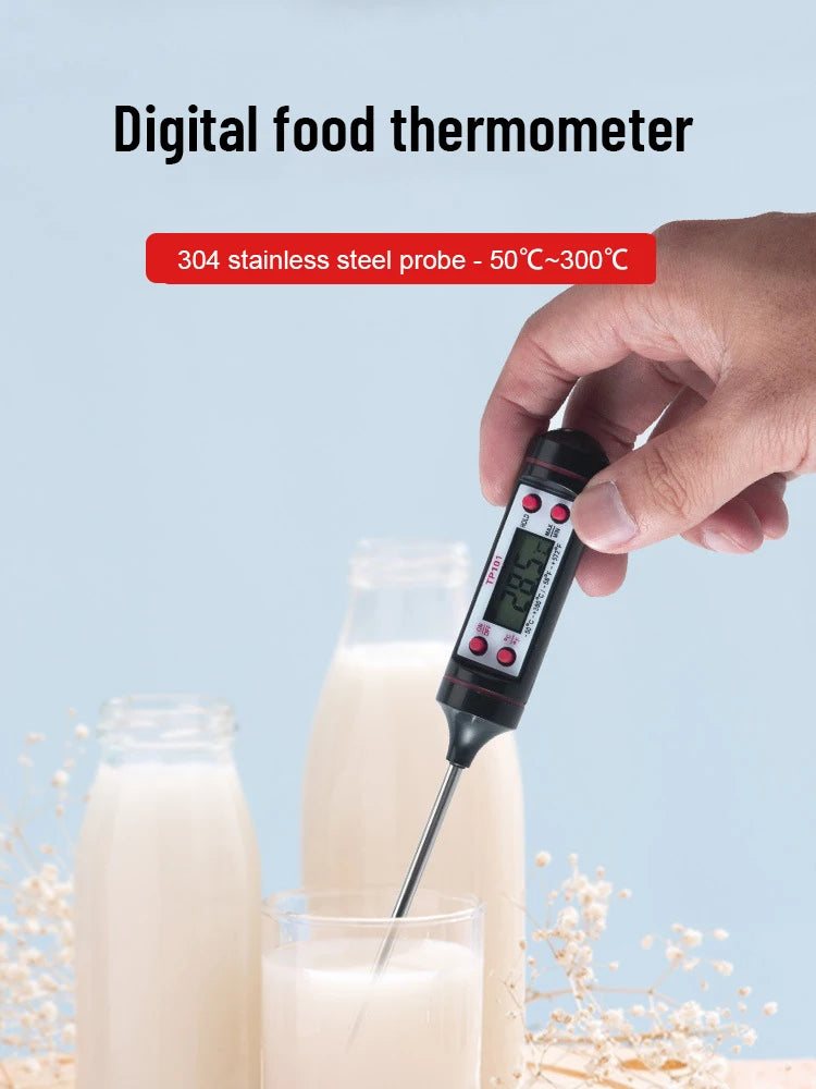 Food Baking Digital Kitchen Thermometer Electronic Probe Type Liquid Barbecue BBQ Temperature Measuring Pen