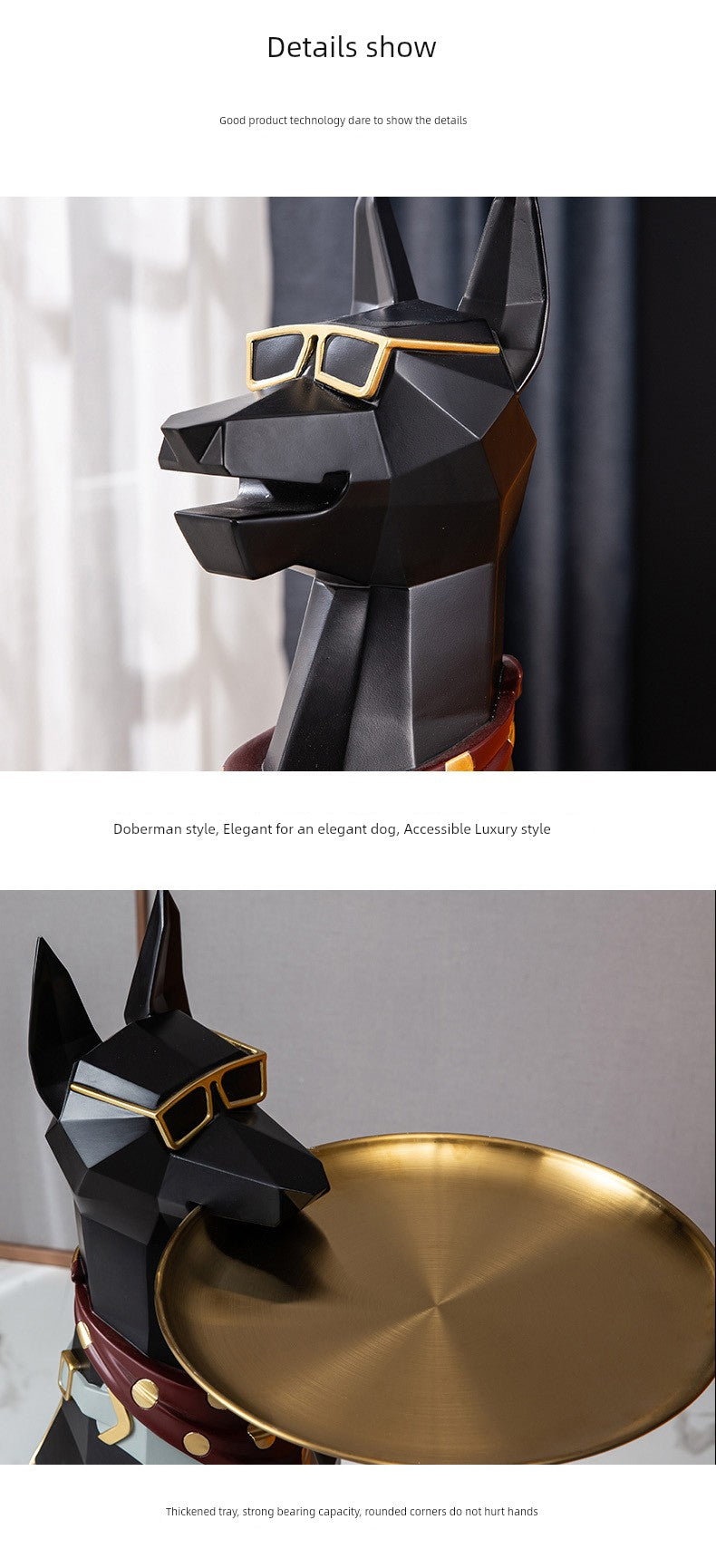 Violent Bear Living Room Large Dog Fancy Niche Style Ornaments