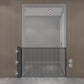 Easy To Install Black Pet Door Without Drilling - Retractable Safety Fence for Indoor Stairs, Dog and Pet Fences
