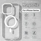 Magnetic Original Magsafing Case For iPhone 13 15 12 11 14 16 Pro Max Mini X XS XR Plus SE Silicone Acrylic For Magsafe Cover