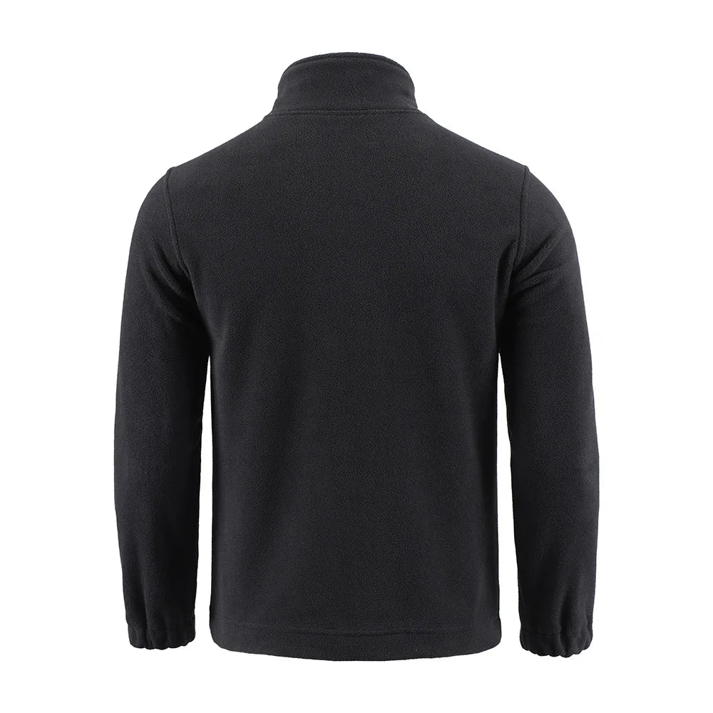 Mens Tactical Fleece Jacket Russian Camouflage US Military Work Coat Autumn Winter Outdoor Warm Zip Cardigan Jacket Inner Lining