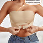 Women's Strapless No Padding Seamless Front Button Bra Comfortable Smooth Underwear