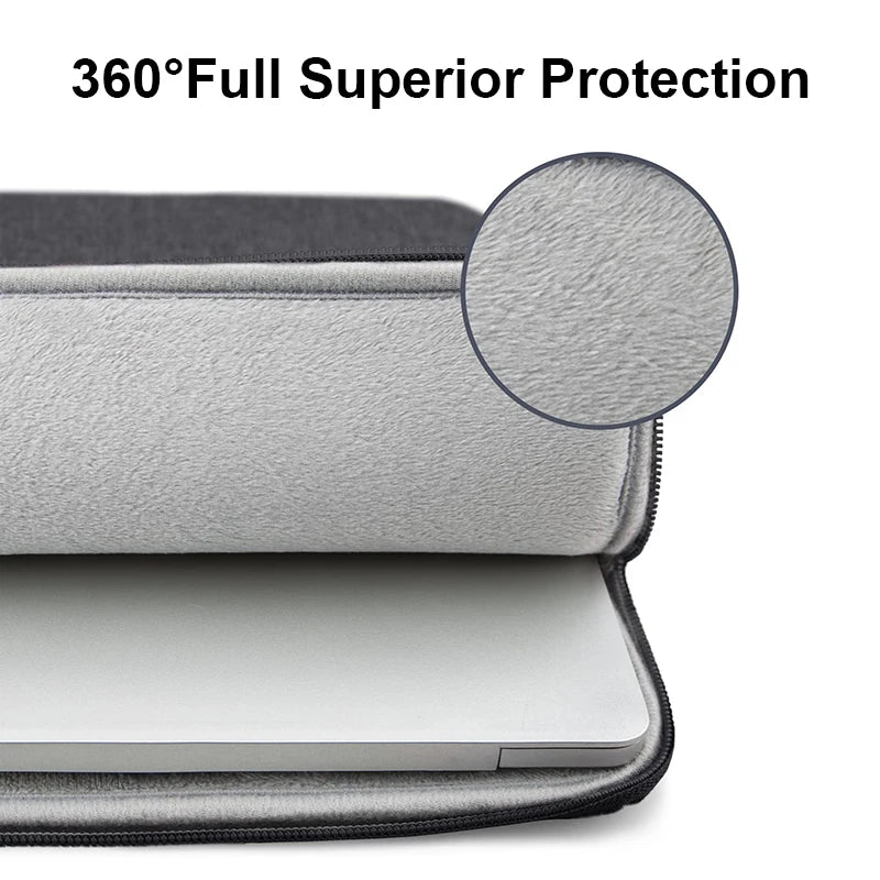 Portable Laptop Sleeve Bag Case Soft Cover 11 12 13 14 15 15.6 Inch for Macbook Huawei Xiaomi HP Dell Lenovo Laptop Handbag