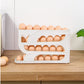 Large Capacity Automatic Egg Roller Household Four Tier Refrigerator Egg Storage Box Space Saving Kitchen Dedicated