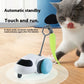 Smart Interactive Cat Toy Car Auto-Running Pet Vehicle with Obstacle Detection Durable for Indoor Cats Play