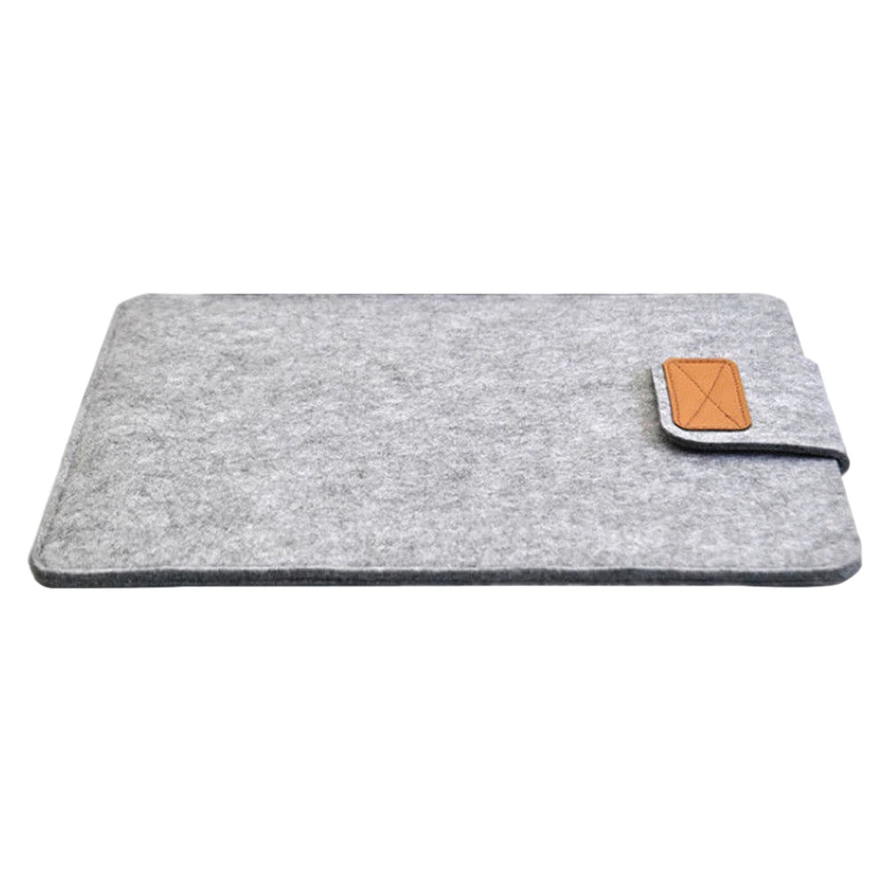 Felt Sleeve Slim Tablet Case Cover Bag for MacBooks Air Pro 11 13 15 Inch Solid Color Tablet Storage Bag