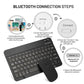 Bluetooth-compatible Keyboard and Mouse For iPad Xiaomi Tablet Mini Wireless Rechargeable Keyboard For Android IOS Windows