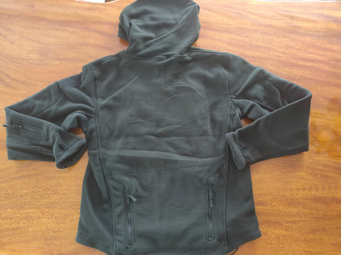 Fleece Hooded Camouflage Jacket Men Women Multi-Pockets Coat Outdoor Trekking Hiking Climbing Camping Tooling Clothes S-4XL