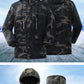 Fleece Hooded Tactical Jacket Mens Winter Camouflage Cotton Padded Thick Parkas Outdoor Waterproof Coat Casual Windproof Jacket