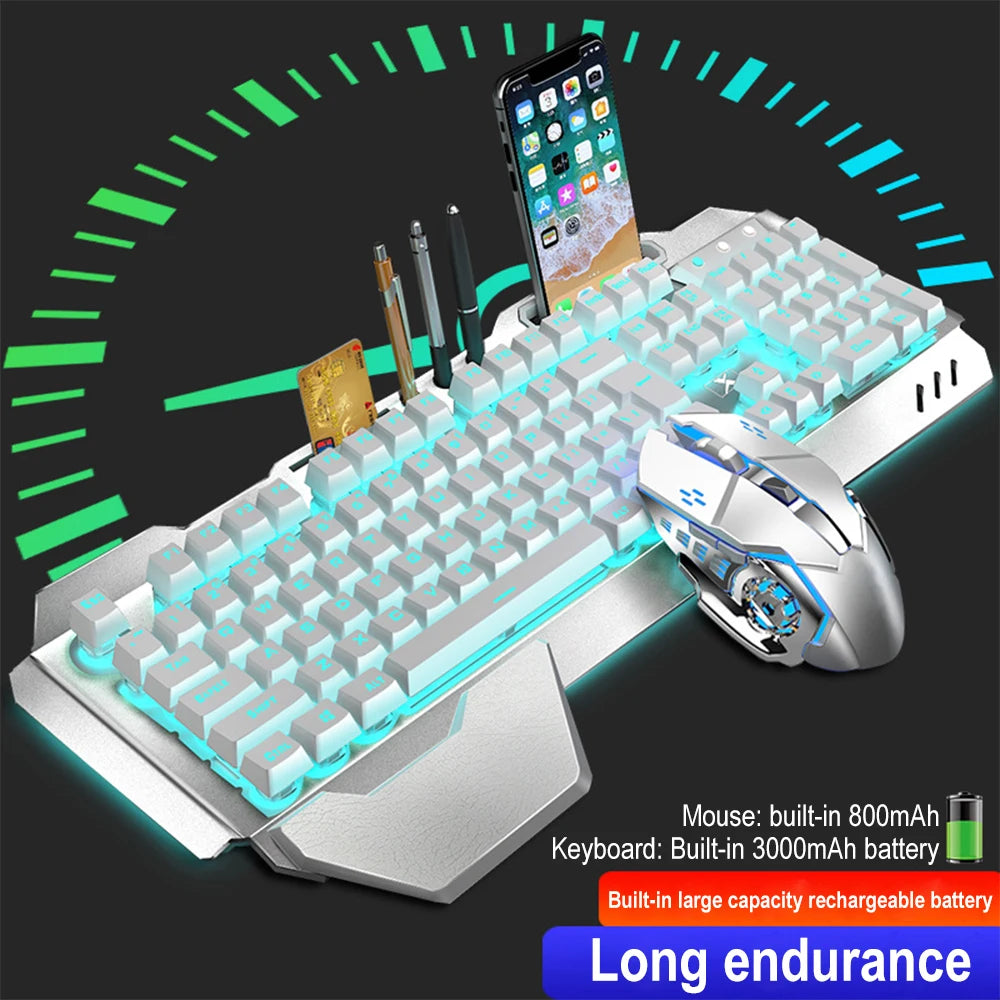 K680 Rechargeable 2.4G Wireless Keyboard and Mouse Set Game Computer Office Esports Player Desktop Laptop Special Set
