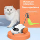 Smart Interactive Cat Toy Car Auto-Running Pet Vehicle with Obstacle Detection Durable for Indoor Cats Play